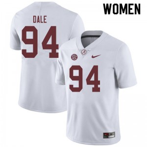 Women DJ Dale White Bama Football #94 Jersey 479187-590