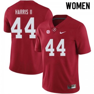 Women Kevin Harris II Crimson University of Alabama Football #44 Jersey 572784-908