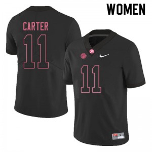 Women Scooby Carter Blackout University of Alabama Football #11 Jersey 827831-311