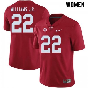 Women Ronald Williams Jr. Crimson Bama Football #22 Jersey 978810-880