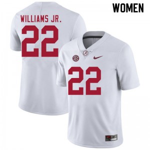 Women Ronald Williams Jr. White Alabama Football #22 Jersey 715935-717