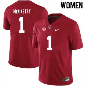 Women Ga'Quincy McKinstry Crimson Alabama Crimson Tide Football #1 Jersey 710692-764