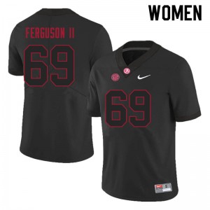 Women Terrence Ferguson II Black Bama Football #69 Jersey 795612-329