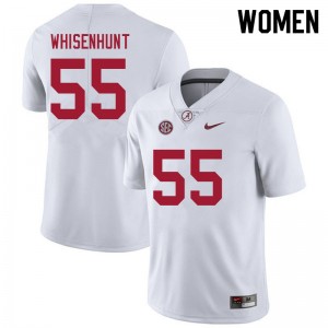 Women Bennett Whisenhunt White Alabama Football #55 Jersey 196804-276
