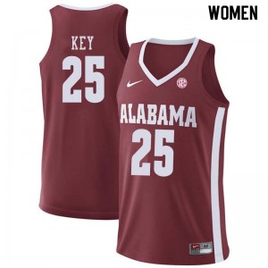 Women Donta Hall Crimson Alabama Basketball #62 Jersey 924870-906