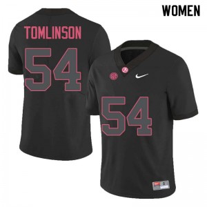 Women Dalvin Tomlinson Black Alabama Crimson Tide Football #54 Jersey 536635-984