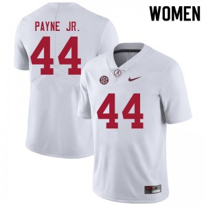 Women Damon Payne Jr. White Alabama Football #44 Jersey 810493-381