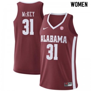 Women Donta Hall Crimson Alabama Crimson Tide Basketball #66 Jersey 267885-260