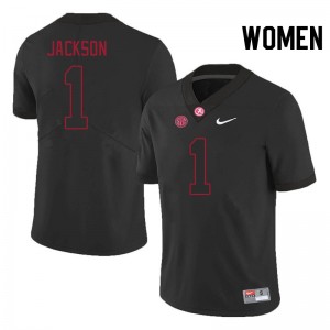 Women Domani Jackson Blackout Bama Football #1 Jersey 352274-108
