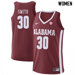Women Donta Hall Crimson Bama Basketball #65 Jersey 699602-767