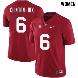 Women Ha Ha Clinton-Dix Crimson Alabama Football #6 Jersey 808902-970