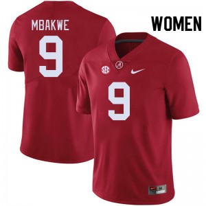 Women Jaylen Mbakwe Crimson Bama Football #9 Jersey 607064-372