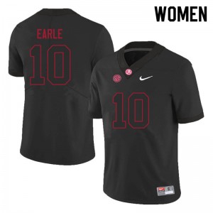 Women JoJo Earle Black Bama Football #10 Jersey 807594-870