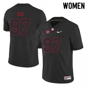Women Keelan Cox Black Bama Football #97 Jersey 493980-594