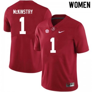 Women Kool-Aid McKinstry Crimson Alabama Football #1 Jersey 561611-776