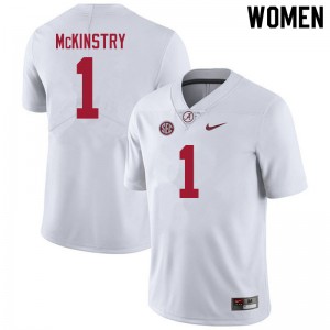 Women Kool-Aid McKinstry White Bama Football #1 Jersey 169557-314