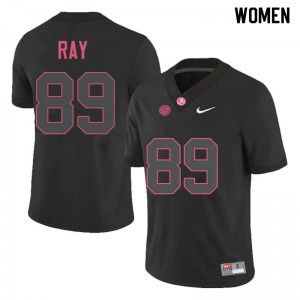 Women LaBryan Ray Black Bama Football #89 Jersey 905068-738