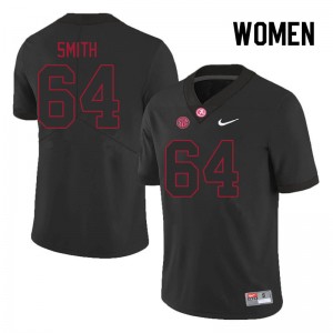 Women Mac Smith Black Bama Football #64 Jersey 623395-879