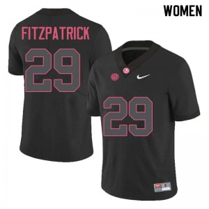 Women Minkah Fitzpatrick Black Alabama Crimson Tide Football #29 Jersey 229560-269