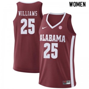 Women Donta Hall Crimson Alabama Crimson Tide Basketball #63 Jersey 900394-763