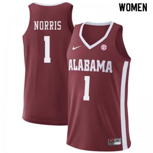 Women Donta Hall Crimson Alabama Crimson Tide Basketball #47 Jersey 936447-503