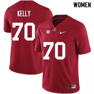 Women Ryan Kelly Crimson Alabama Crimson Tide Football #70 Jersey 679675-231