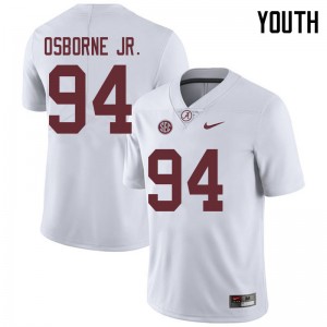 Youth Mario Osborne Jr. White Bama Football #94 Jersey 517709-967