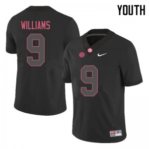 Youth Xavier Williams Black Alabama Football #9 Jersey 589697-562