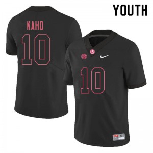 Youth Ale Kaho Blackout Alabama Football #10 Jersey 551979-552