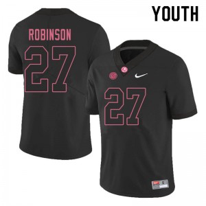 Youth Joshua Robinson Blackout University of Alabama Football #27 Jersey 761026-777
