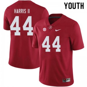 Youth Kevin Harris II Crimson Bama Football #44 Jersey 287515-133
