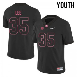 Youth Shane Lee Blackout Alabama Football #35 Jersey 606212-288