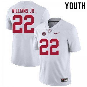 Youth Ronald Williams Jr. White Alabama Football #22 Jersey 133635-171