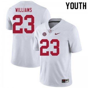 Youth Roydell Williams White University of Alabama Football #23 Jersey 753785-946