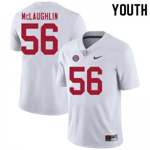Youth Seth McLaughlin White Alabama Football #56 Jersey 755743-132