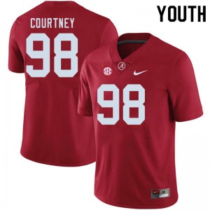 Youth Will Courtney Crimson Alabama Crimson Tide Football #98 Jersey 307444-241