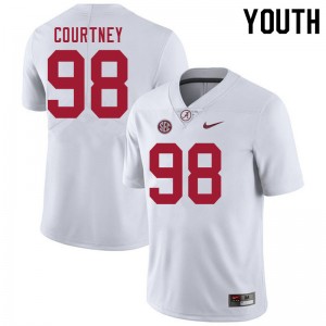 Youth Will Courtney White Alabama Crimson Tide Football #98 Jersey 365610-417