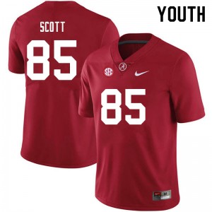 Youth Charlie Scott Crimson Alabama Crimson Tide Football #85 Jersey 677054-859