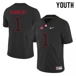 Youth Ga'Quincy McKinstry Black Alabama Football #1 Jersey 163429-646