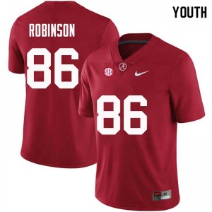 Youth A'Shawn Robinson Crimson Alabama Football #86 Jersey 883259-297