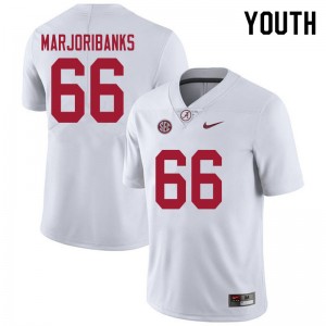 Youth Alec Marjoribanks White Bama Football #66 Jersey 218268-825