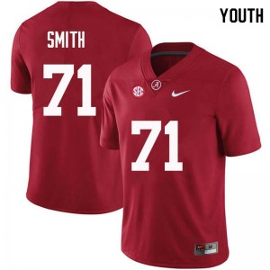 Youth Andre Smith Crimson Bama Football #71 Jersey 844772-285