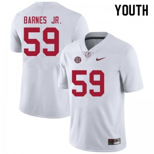 Youth Anquin Barnes Jr. White Alabama Football #59 Jersey 572483-226