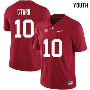Youth Bart Starr Crimson Bama Football #10 Jersey 557000-328