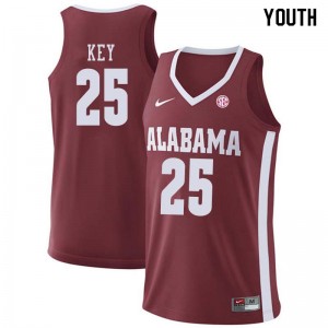 Youth Donta Hall Crimson Alabama Basketball #39 Jersey 666935-875