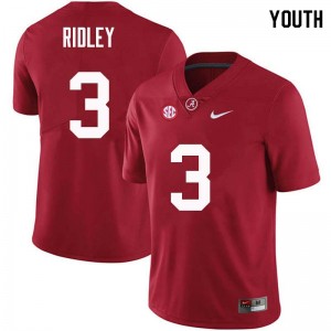 Youth Calvin Ridley Crimson Alabama Football #3 Jersey 602234-611