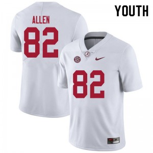 Youth Chase Allen White Bama Football #82 Jersey 403018-893
