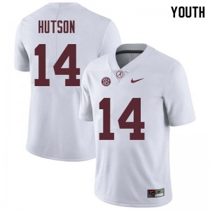Youth Don Hutson White Alabama Football #14 Jersey 150488-759