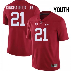 Youth Dre Kirkpatrick Jr. Crimson Bama Football #21 Jersey 521598-406