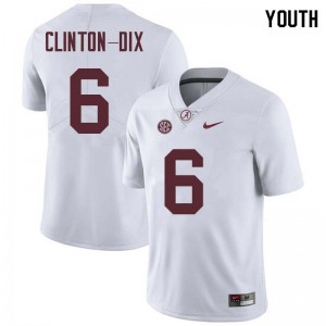 Youth Ha Ha Clinton-Dix White Alabama Crimson Tide Football #6 Jersey 108860-910